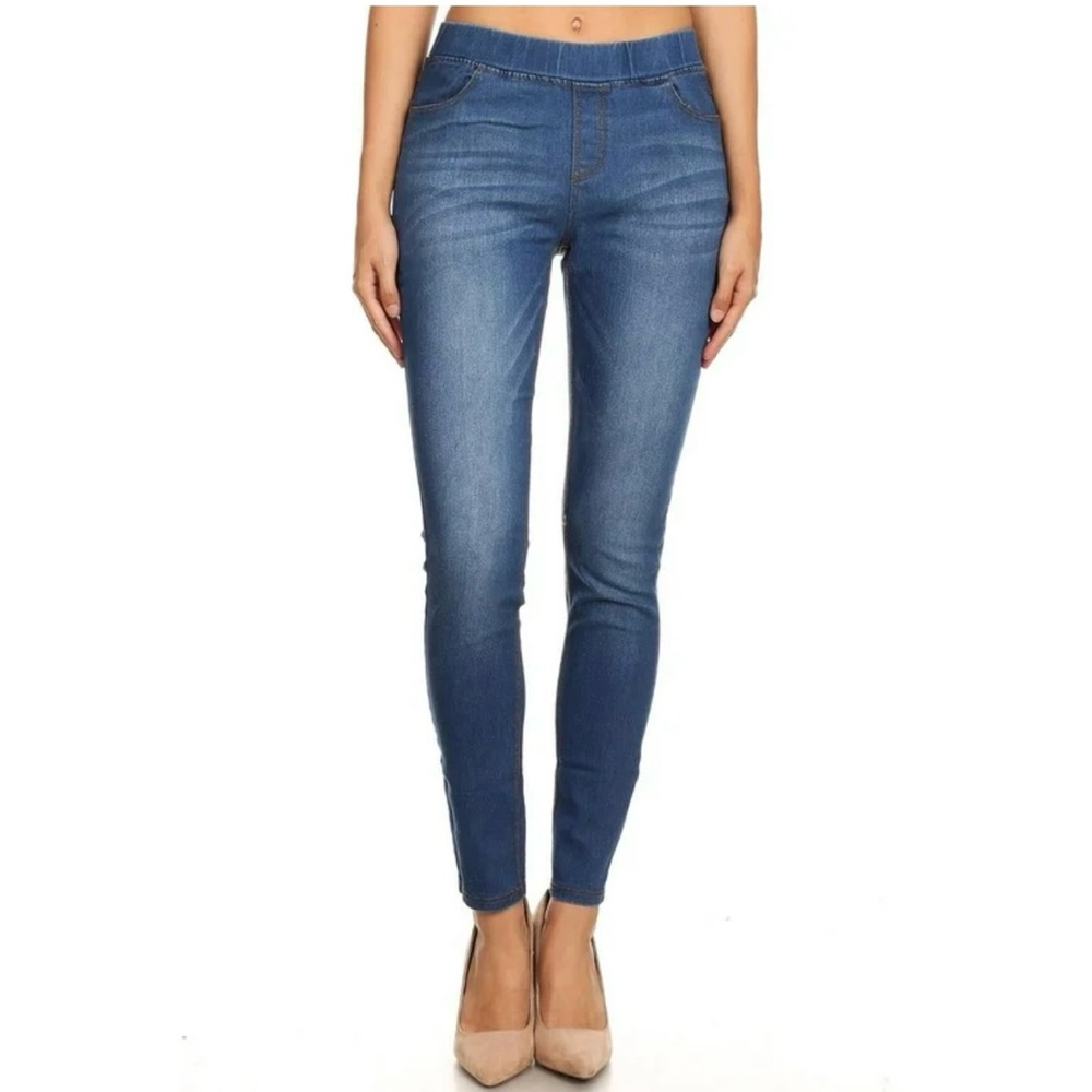 Jvini women’s size 2XL super stretch pull on skinny jeans new with tags